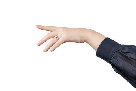 PAGO Ring Silver Rough