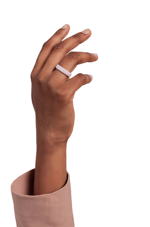 PAGO Ring Slim Pink Shiny