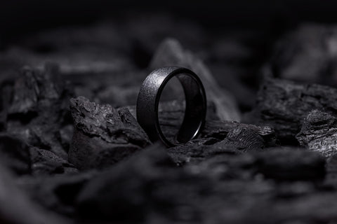 PAGO Ring Black Rough