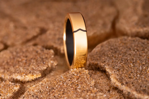 PAGO Ring Golden Shiny