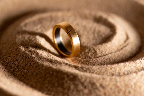 PAGO Ring Golden Rough