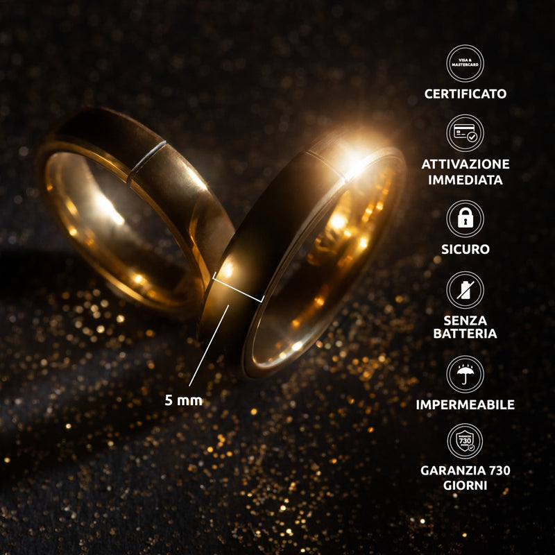 PAGO Ring Slim Orolite Shiny