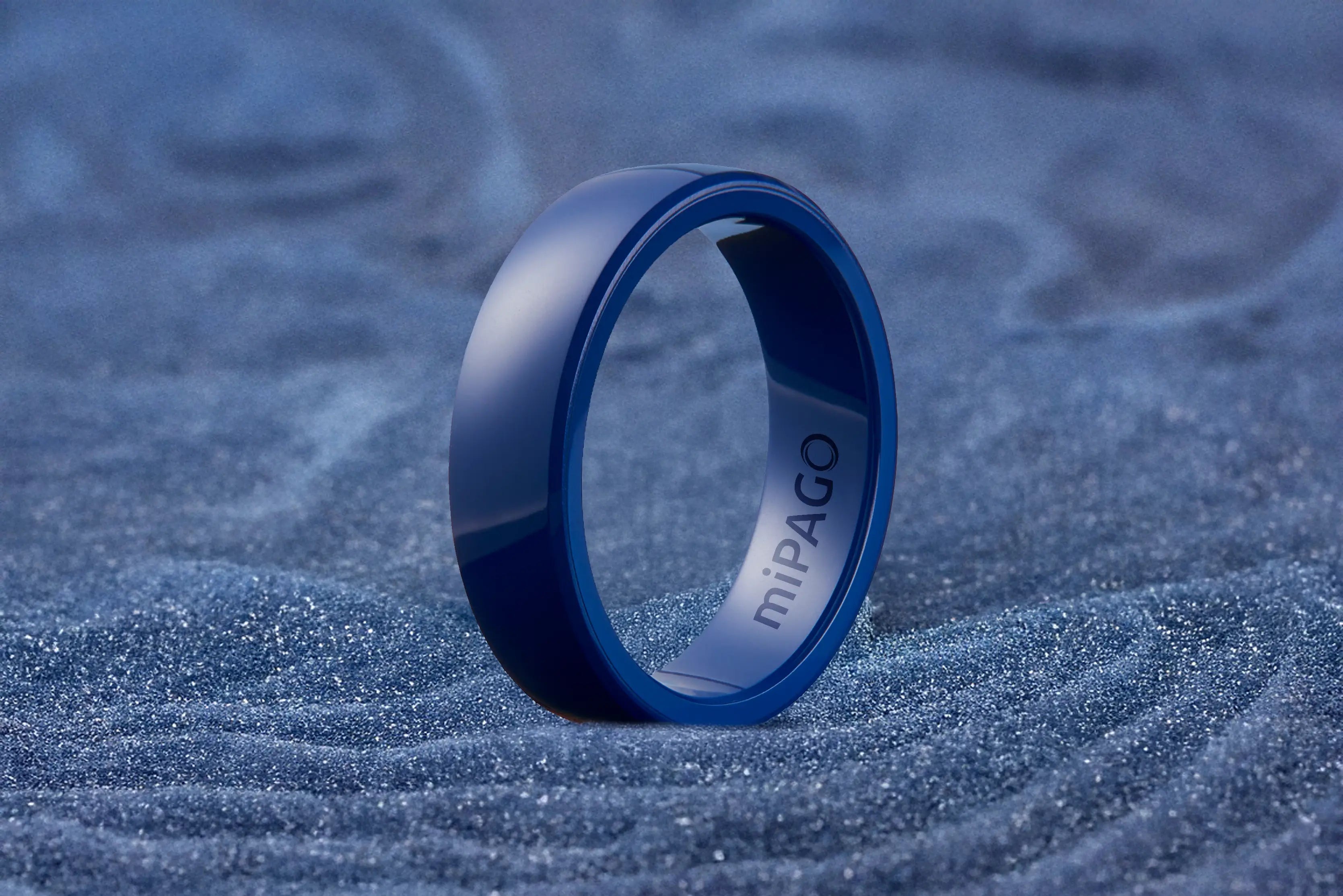 PAGO Ring Blue Shiny