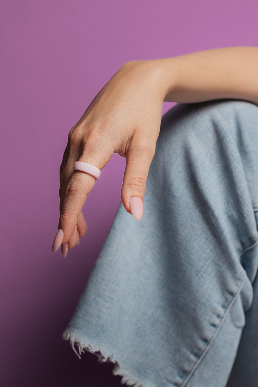 PAGO Ring Pink Shiny