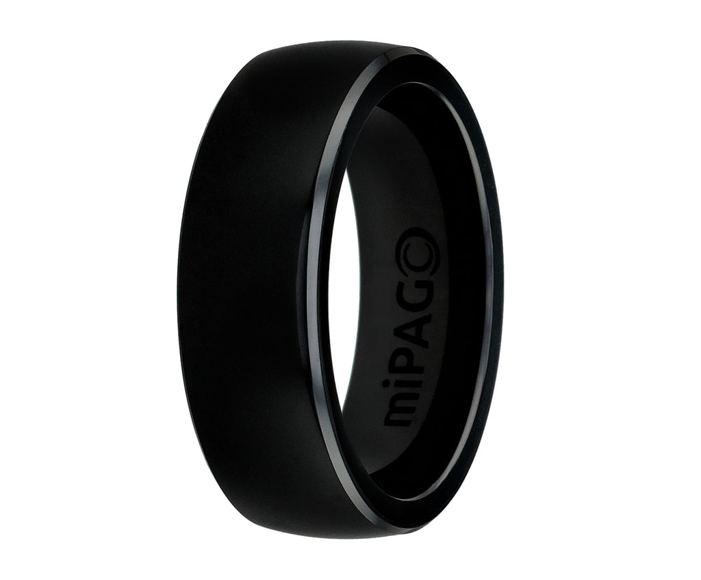 PAGO Ring Black Shiny