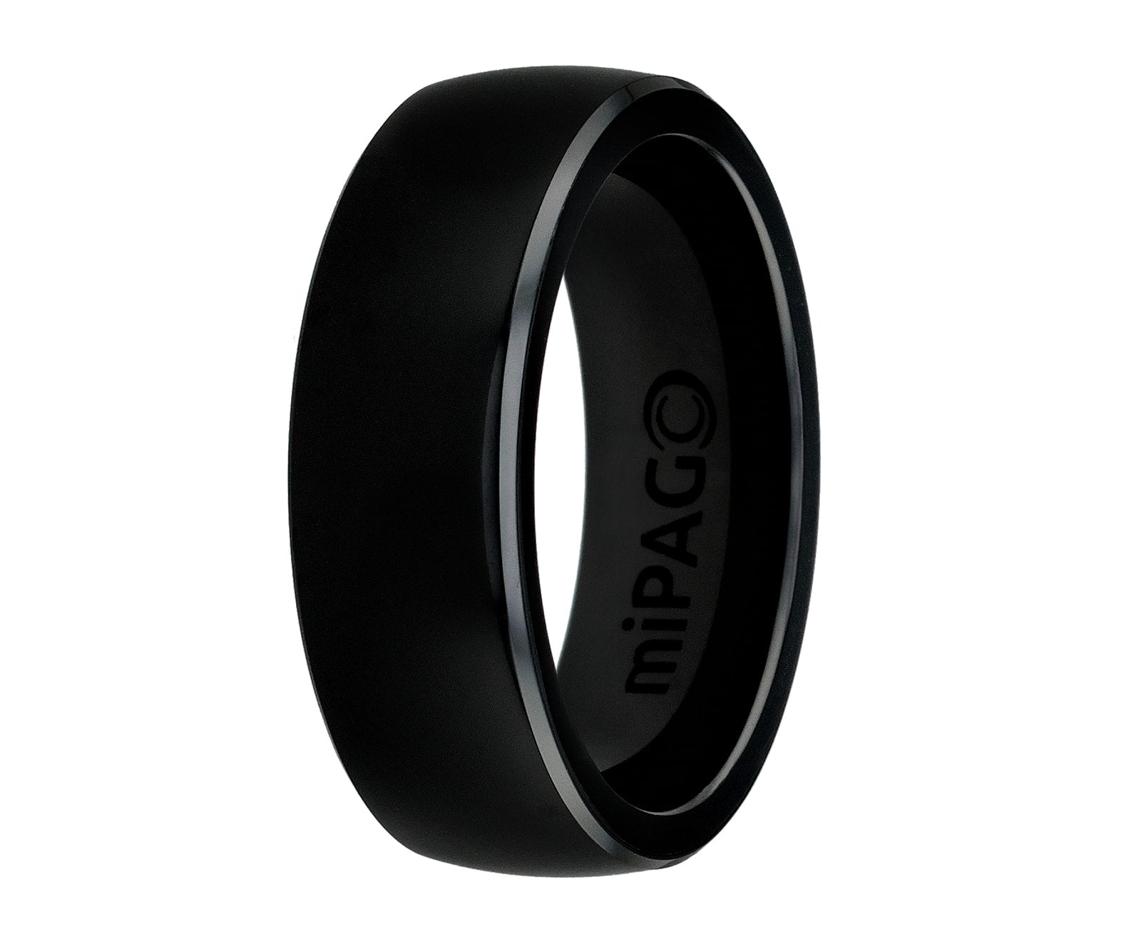 PAGO Ring Black Shiny