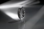 PAGO Ring Slim Argenteo Rough