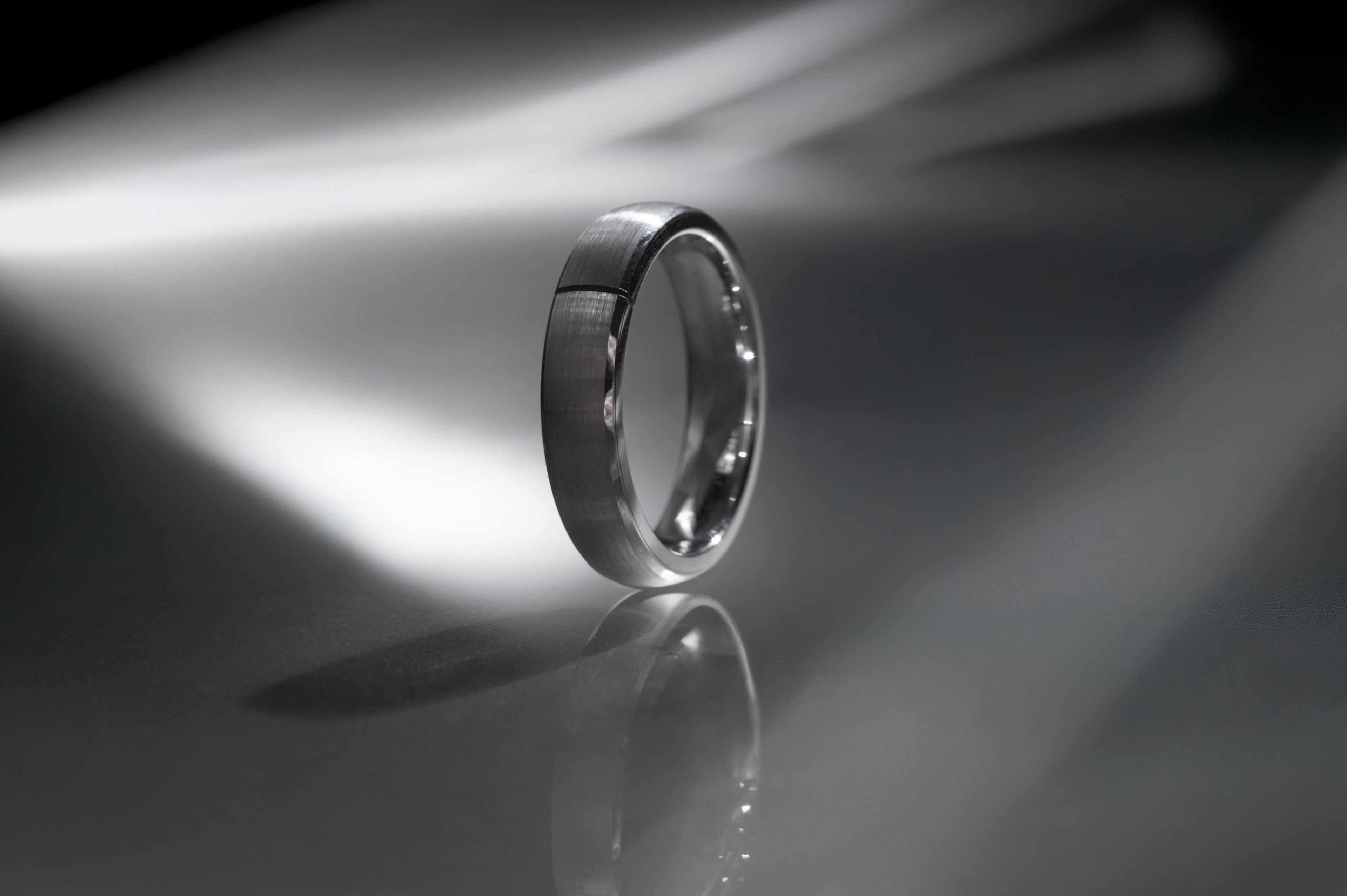 PAGO Ring Slim Argenteo Rough