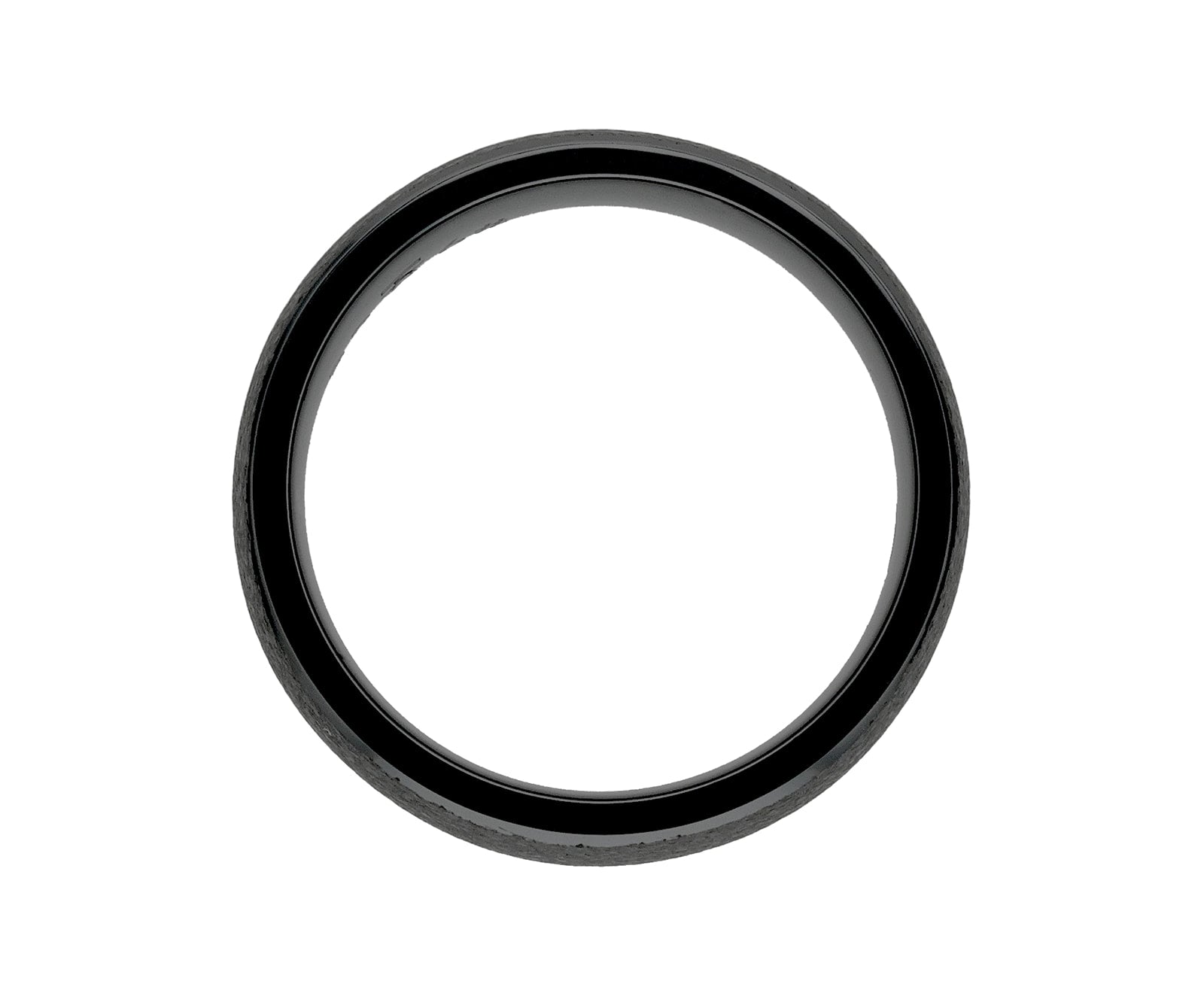 PAGO Ring Slim Black Rough