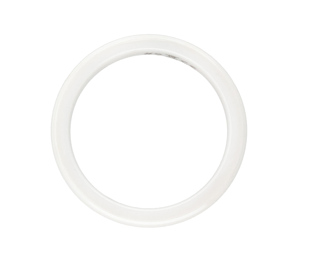 PAGO Ring Slim White Shiny