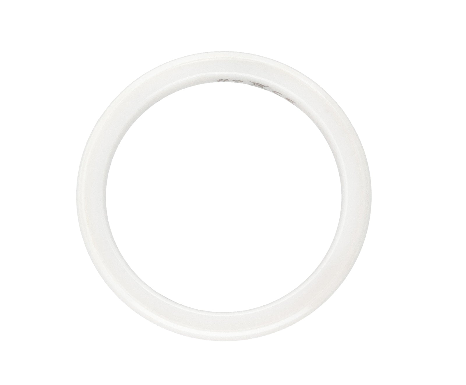PAGO Ring Slim White Shiny