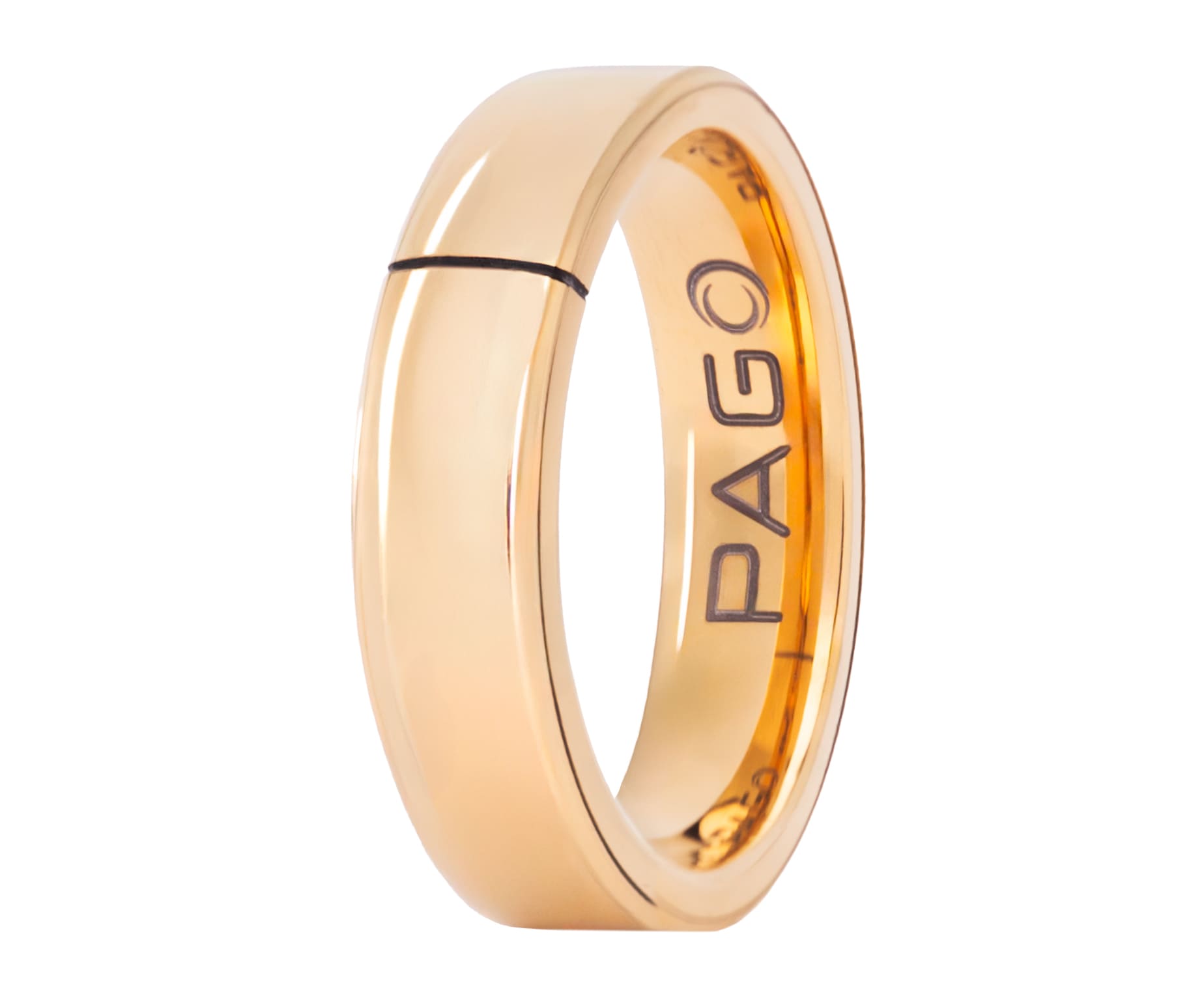 PAGO Ring Slim Orolite Shiny