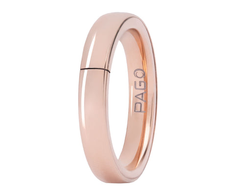 PAGO Ring Ultraslim Pinkstone Shiny