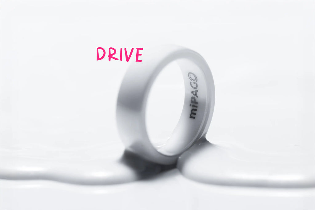 PAGO Ring Drive White Shiny