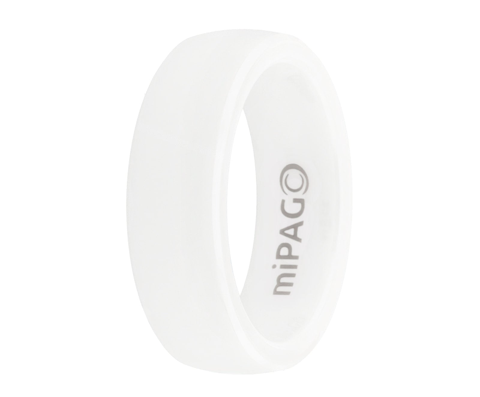 PAGO Ring White Shiny