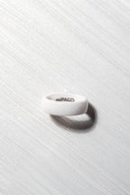 PAGO Ring White Shiny