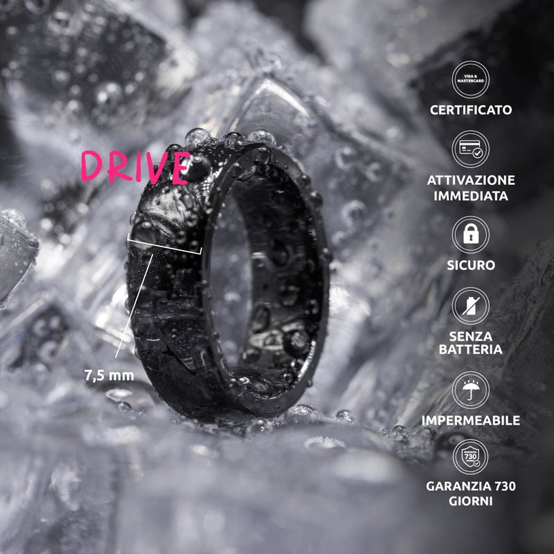 PAGO Ring Drive Black Shiny
