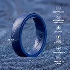 PAGO Ring Blue Shiny