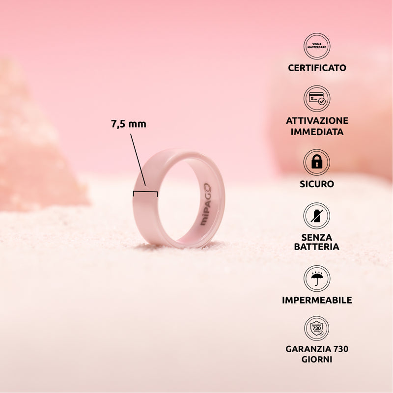 PAGO Ring Pink Shiny