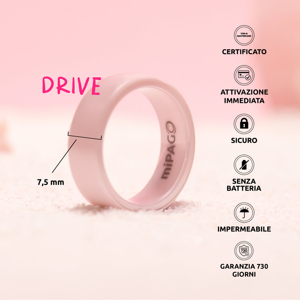 PAGO Ring Drive Pink Shiny
