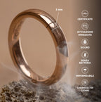 PAGO Ring Ultraslim Pinkstone Shiny